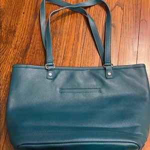 Thirty One City Chic Peacock Pebble Tote